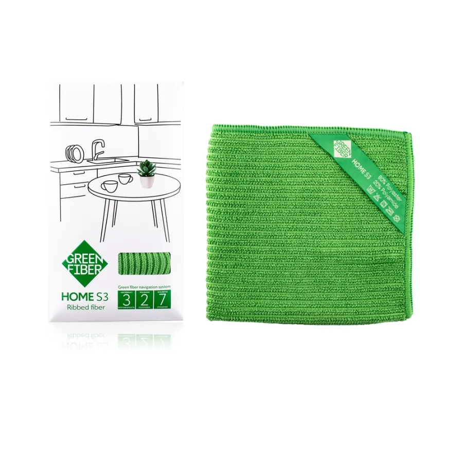 Файбер в рубчик Гринвей Green Fiber HOME S3 для блеска плиты